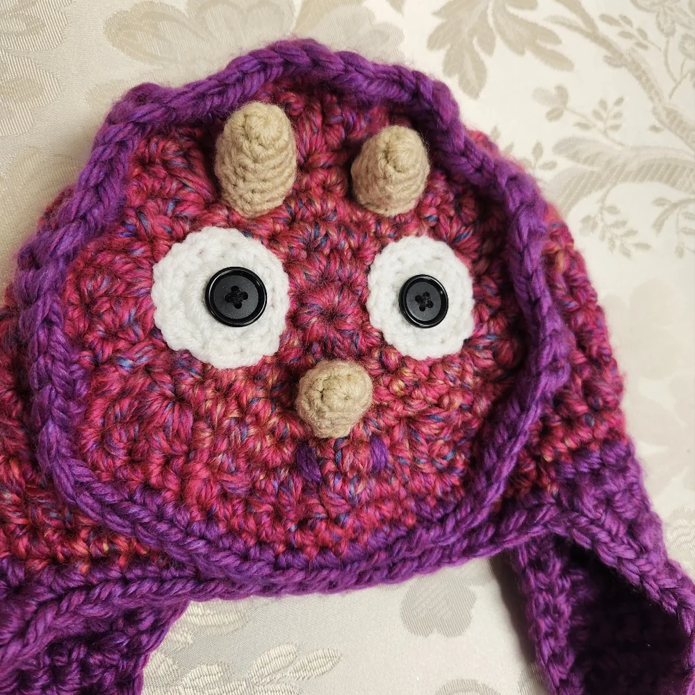 Handmade dinosaur crochet